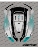 Sticker F1 Mercedes Edition - Robot de tonte Honda Miimo 3000