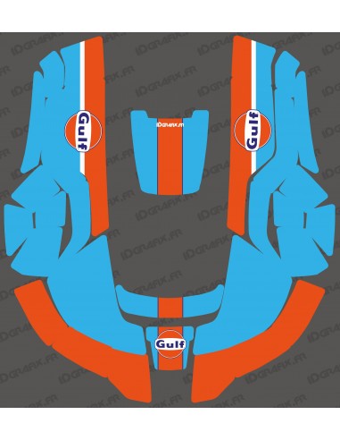 Aufkleber Gulf Edition - Husqvarna AUTOMOWER Robotermäher - Idgrafix