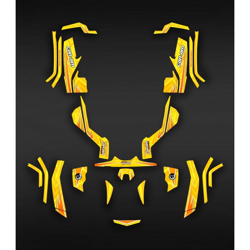Kit décoration Full Edition Jaune - IDgrafix - Can Am Outlander (G1)-idgrafix