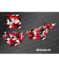 Kit décoration Camo Edition (Rouge)- IDgrafix - Polaris RZR Pro