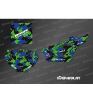 Kit décoration Camo Edition (Bleu/Vert)- IDgrafix - Polaris RZR Pro