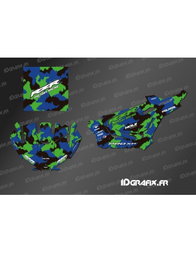 Camo Edition decoration kit (Blue/Green) - IDgrafix - Polaris RZR Pro