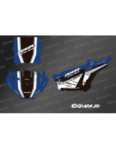 Factory Edition-Dekorationsset (Blau) – IDgrafix – Polaris RZR Pro