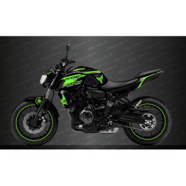 Kit deco Rockstar Edition (Green) - IDgrafix - Yamaha MT-07 (after 2018) - IDgrafix
