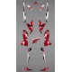 Kit de decoració Vermella Cims de la Sèrie - IDgrafix - Polaris 500 Esportista -idgrafix