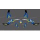 Kit décoration Geometric Bleu - IDgrafix - Suzuki  LTZ 400 - Idgrafix
