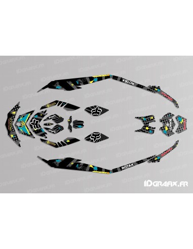 Kit decoration Rockstar Camo Edition Full (Lime) - for Seadoo GTI