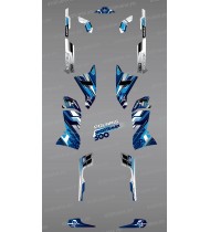 Kit décoration Blue Pics Series - IDgrafix - Polaris 500 Sportsman