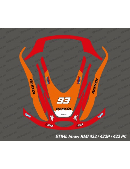 Adesivo Marquez GP Edition - Robot tagliaerba Stihl Imow 422 Adesivo Marquez GP Edition - Robot tagliaerba Stihl Imow 422