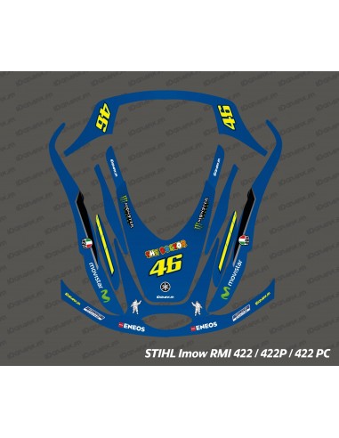 Sticker Rossi GP Edition - Roboter mähen Stihl Imow 422