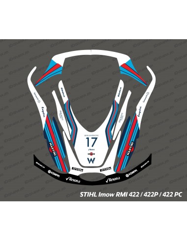 Sticker F1 Williams Edition - Robot de tonte Stihl Imow 422