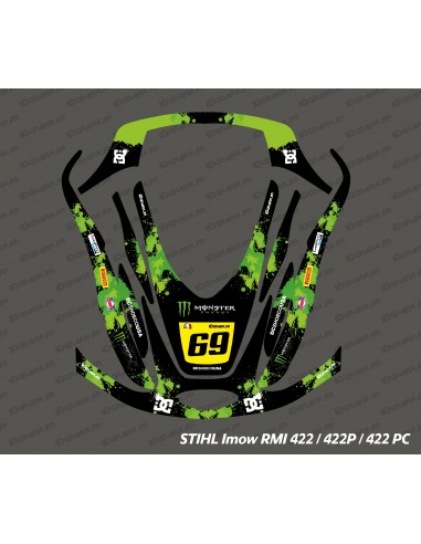 Monster Edition Sticker (Green) - Stihl Imow 422 Robot Lawn Mower