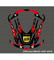 Adesivo Monster Edition (rosso) - Rasaerba robot Stihl Imow 422