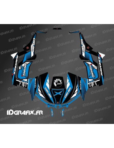 Kit décoration Forum Bleu 2016 - Idgrafix - Can Am 1000 Maverick