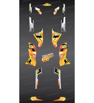 Kit décoration Yellow Pics Series - IDgrafix - Polaris 500 Sportsman
