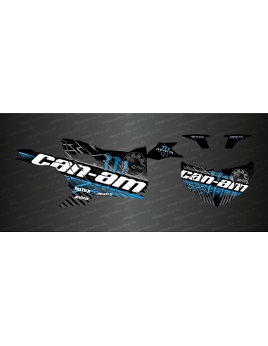 Kit décoration Lightning Edition (Bleu) - Idgrafix - Can Am Maverick SPORT