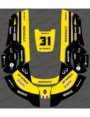 Adesivo Renault F1 Edition - Robot rasaerba Husqvarna AUTOMOWER