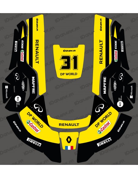 Renault F1 Edition sticker - Husqvarna AUTOMOWER mowing robot - Idgrafix Renault F1 Edition sticker - Husqvarna AUTOMOWER mowing robot - Idgrafix