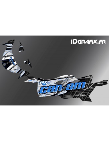 Kit décoration Bond Edition (Bleu) - Idgrafix - Can Am Maverick SPORT