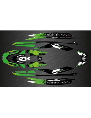 Kit deco Splash Monstruo Cuestión Verde - YAMAHA-FX (DESPUÉS de 2019)