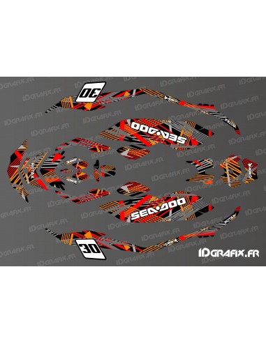 Kit décoration Pops Edition (Orange/Rouge) SPARK -  Idgrafix