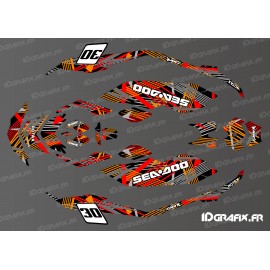 Kit de decoración de Cop Edición (Rojo/Naranja) SPARK -idgrafix