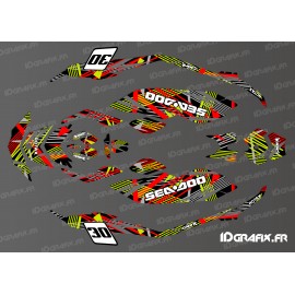 Kit dekor Pops Edition (Grün/Rot) SPARK