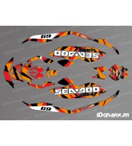 Kit de decoració FINS Edició (Vermell/Taronja) ESPURNA -idgrafix