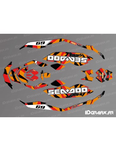 Kit dekor UP Edition (Orange/Rot) SPARK