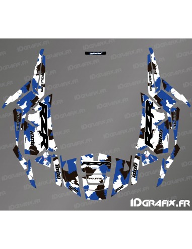 Kit décoration Camo Edition (Bleu)- IDgrafix - Polaris RZR 1000 S/XP