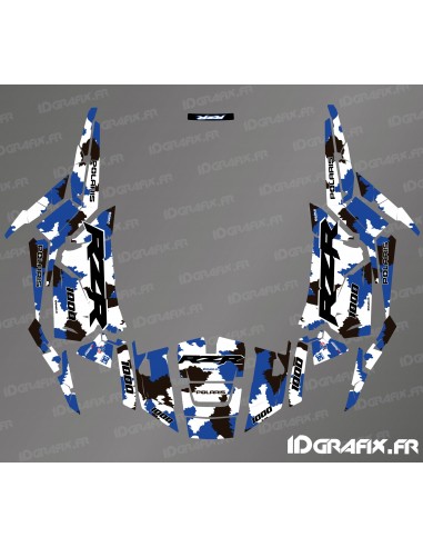 Kit decorazione Camo Edition (Blu)- IDgrafix - Polaris RZR 1000 S/XP