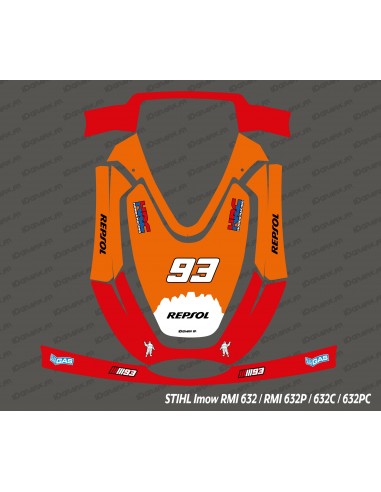 Marquez GP Edition Aufkleber - Stihl Imow 632 Mähroboter