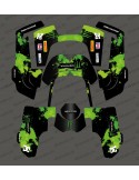 Monster Edition Aufkleber (Grün) – Husqvarna AUTOMOWER 435-535 AWD Mähroboter