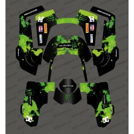 Sticker Monster Edition (Vert) - Robot de tonte Husqvarna AUTOMOWER 435-534 AWD