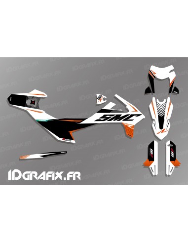 Kit déco Laps Edition (Blanc) pour KTM SMC-R 690