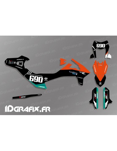 Kit déco Go Pro Edition (Noir) pour KTM SMC-R 690