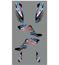 Kit decorazione Edizione di Fabbrica Bianco/Rosso - IDgrafix - Yamaha 700 Raptor