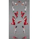 Kit de decoració Vermella Cims de la Sèrie - IDgrafix - Polaris 800 Esportista -idgrafix