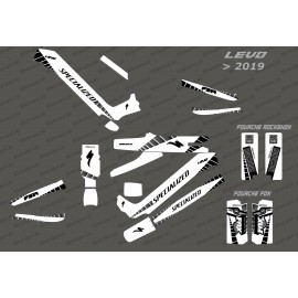 Kit deco GP Edition Full (White) - Specialized Levo (after 2019)