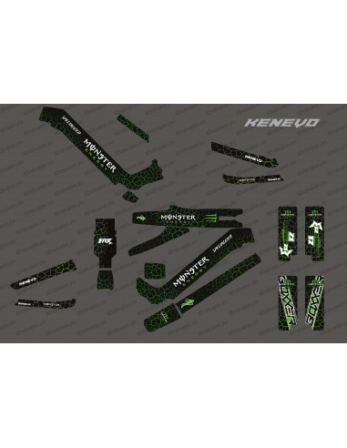 Kit deco Volcano Monster Edition Full (Green) - Specialized Kenevo (after 2020)