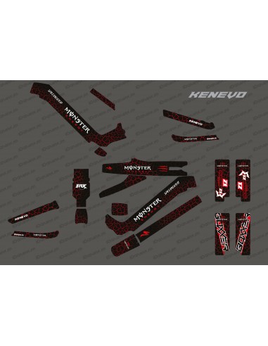 Kit deco Volcano Monster Edition Full (Red) - Specialized Kenevo (after 2020)
