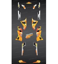 Kit décoration Yellow Pics Series - IDgrafix - Polaris 800 Sportsman