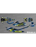 Kit dekor-Full-BRIDGE-Edition (Weiß/Blau) - SEADOO SPARK