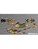Kit dekor-Full-BRIDGE-Edition (Orange/Weiß) für SEADOO SPARK