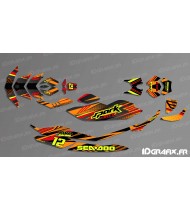 Kit dekor-Full-BRIDGE-Edition (Rot/Orange) - SEADOO SPARK