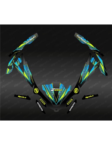 Speed Edition decoration kit (Blue) - Idgrafix - CF Moto ZForce Sport