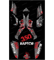 Kit de decoración de Sobreviviente Gris - IDgrafix - Yamaha 350 Raptor