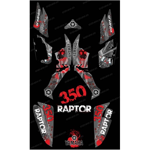 Kit décoration Survivor Gris - IDgrafix - Yamaha 350 Raptor-idgrafix