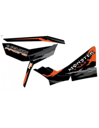 2 stickers Perso Offroad - Etoile Polaris (36cm x 27cm) -idgrafix