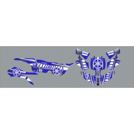 Kit deco Vintage series Blue/White - Yamaha YXZ 1000 - IDgrafix